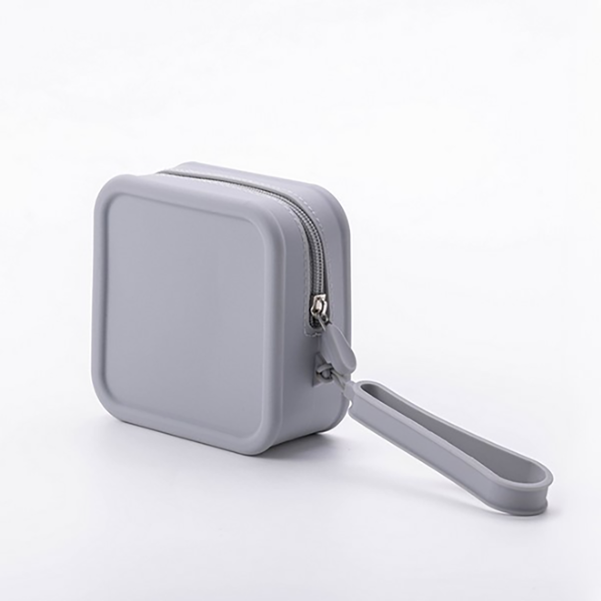 Square Silicone Travel Storage Pouch