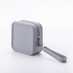 Square Silicone Travel Storage Pouch