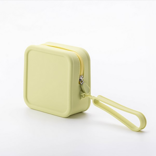 Square Silicone Travel Storage Pouch