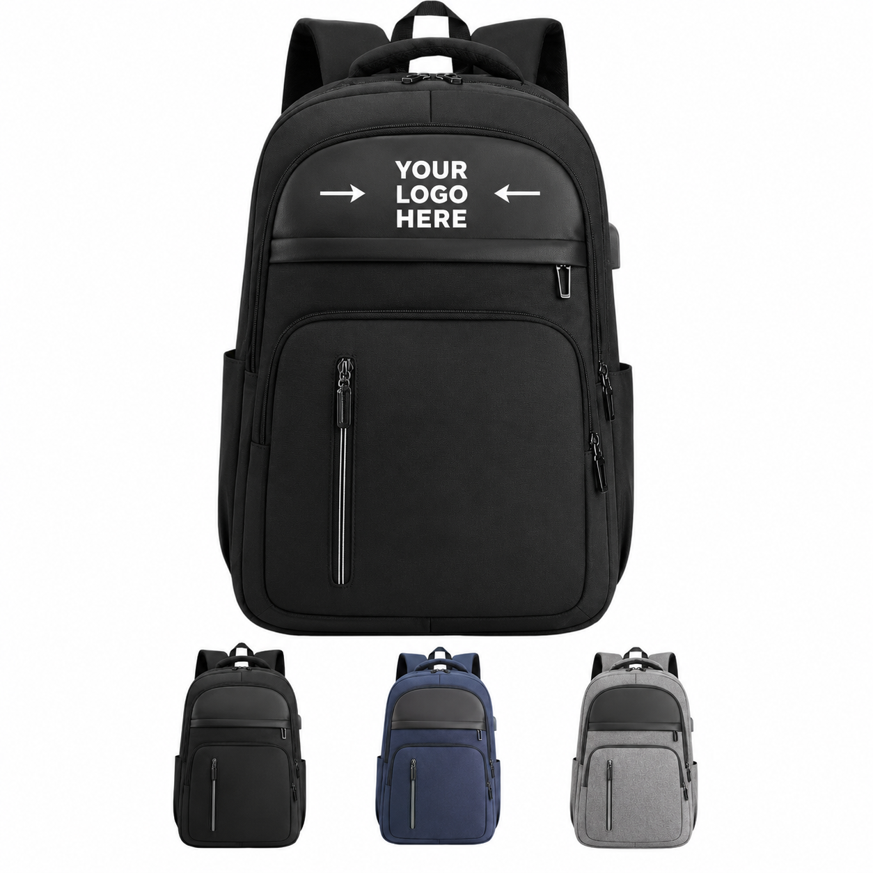 Stylish Nylon Business Laptop Backpack With Air Cushion Straps