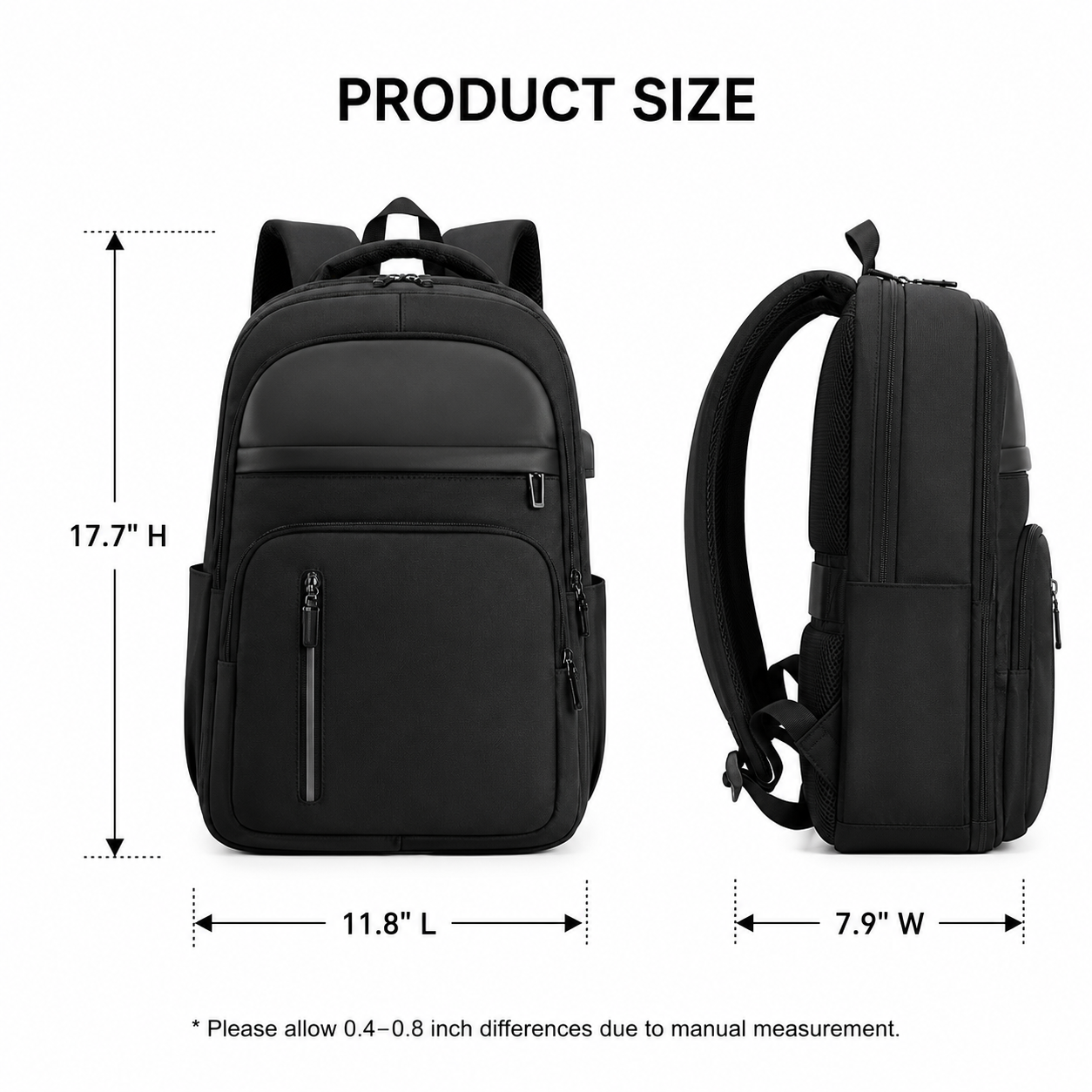 Stylish Nylon Business Laptop Backpack With Air Cushion Straps