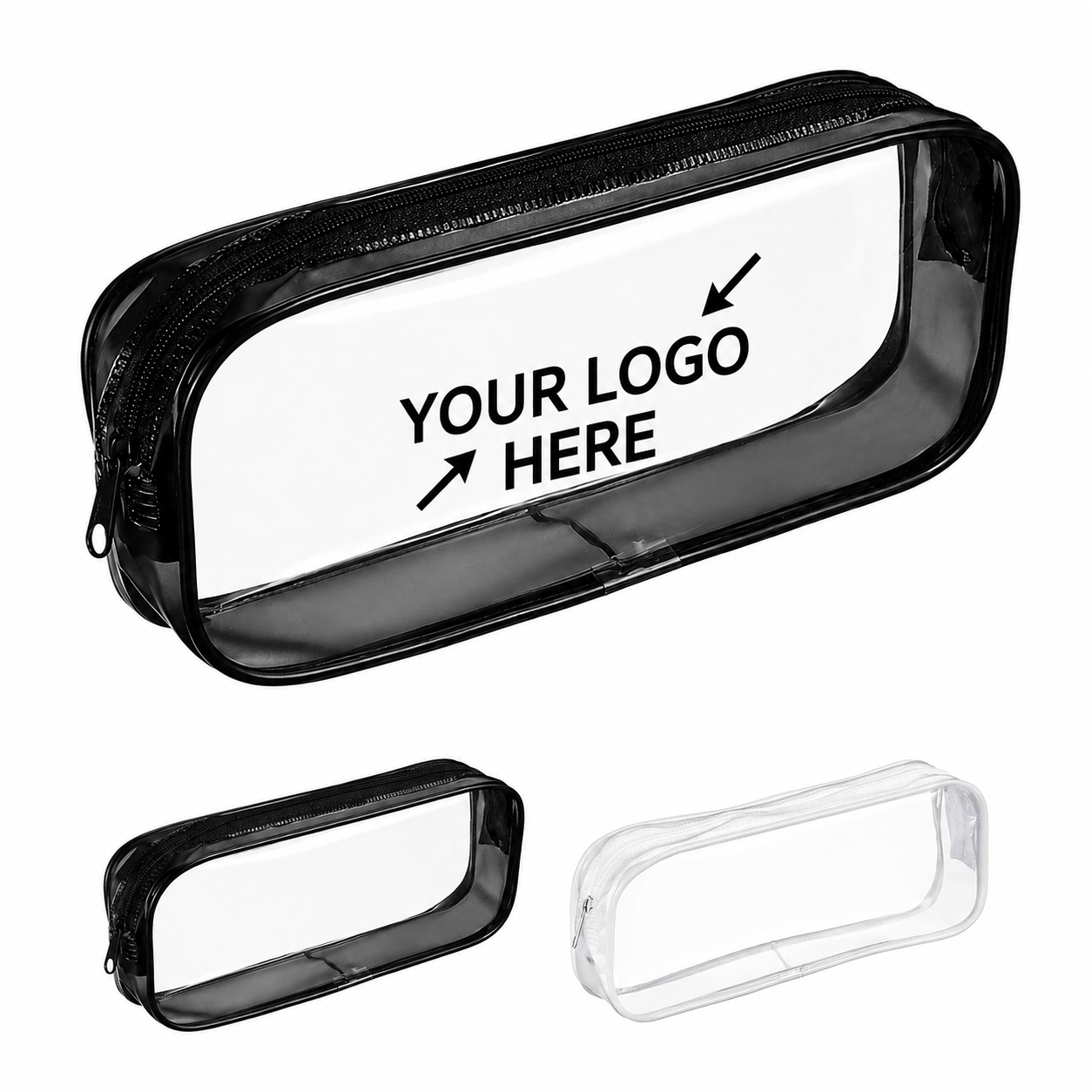 Transparent PVC Clear Pencil Case