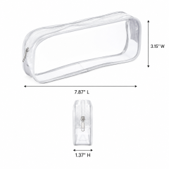 Transparent PVC Clear Pencil Case