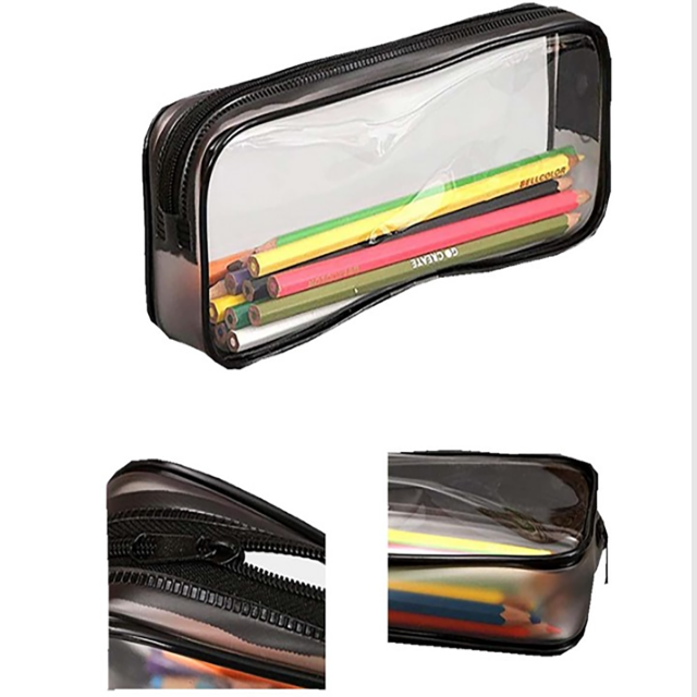 Transparent PVC Clear Pencil Case