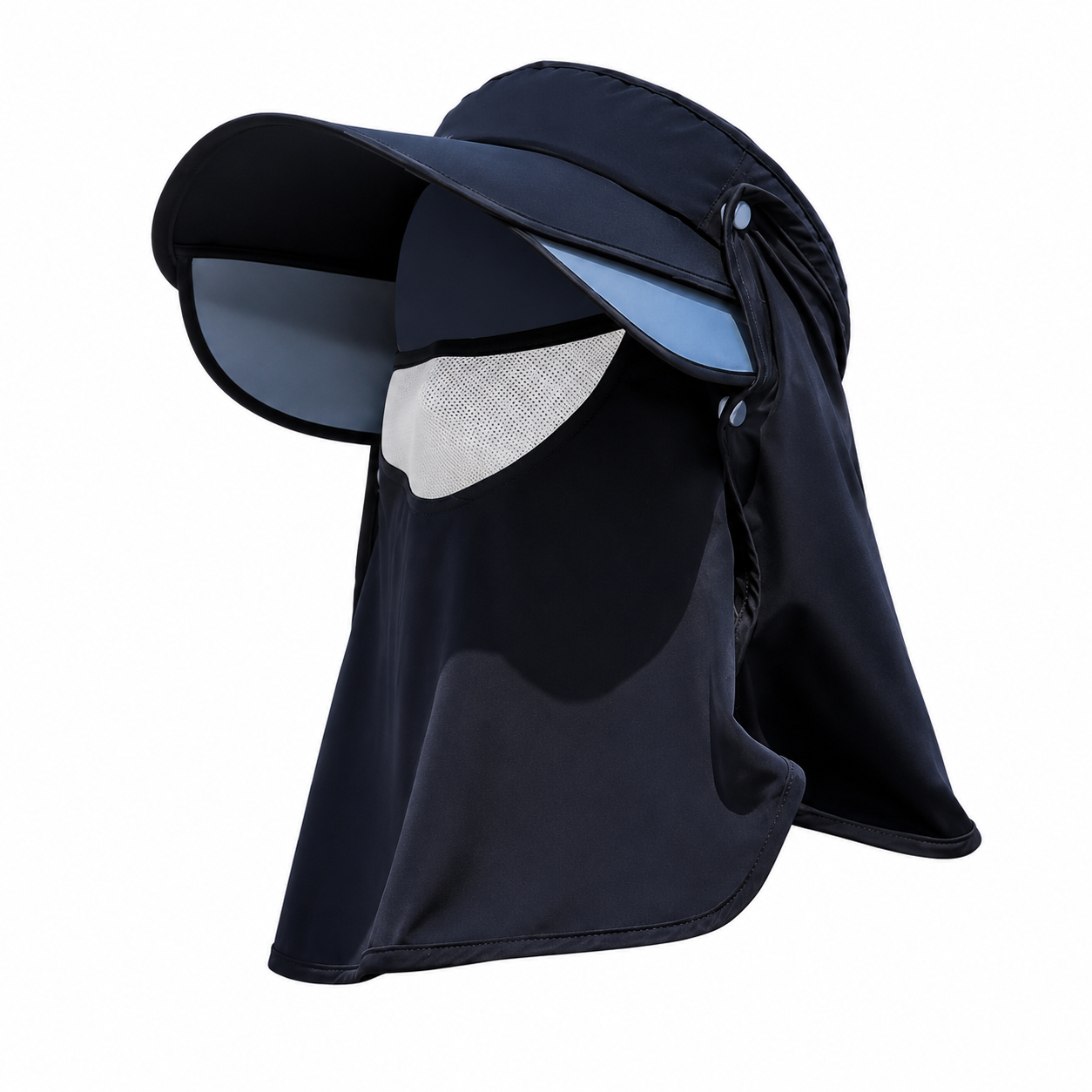 Convertible UV Protection Snap-On Sun Hat