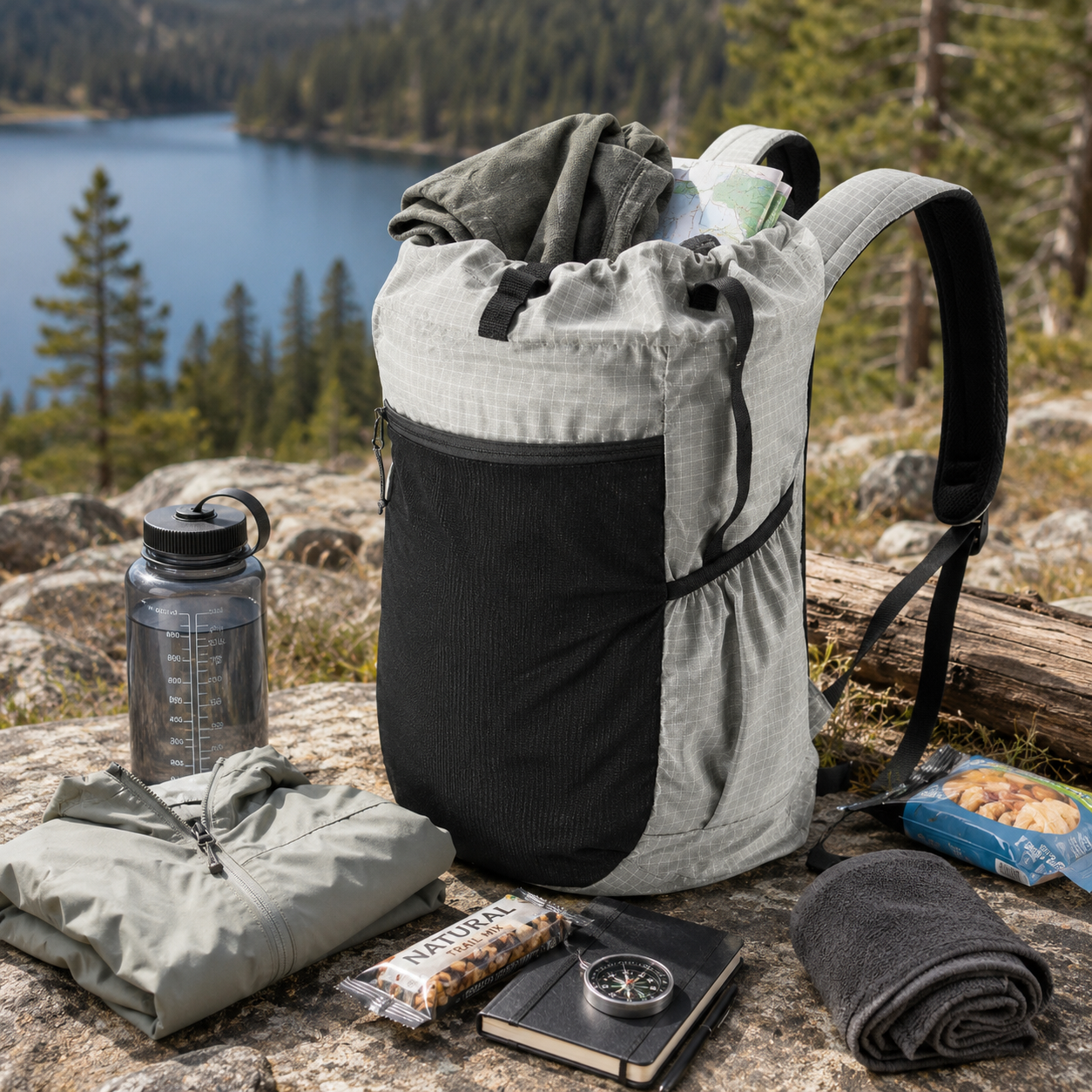 Ultra Light Ripstop Nylon Hiking Daypack
