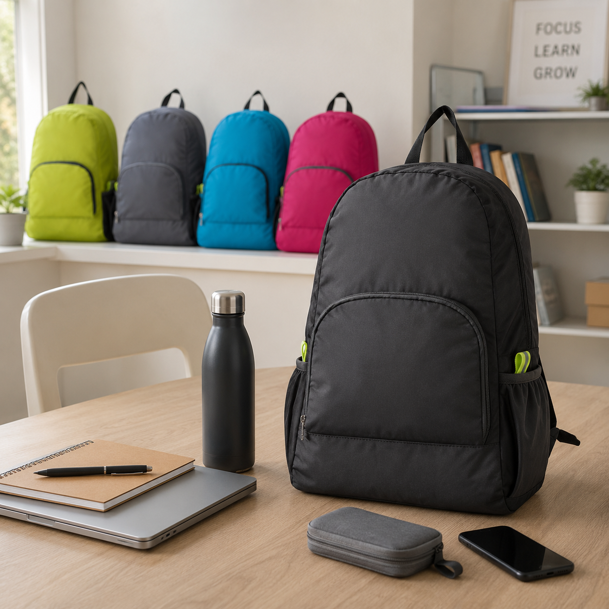 Ultra Lightweight Foldable 420D Polyester Backpack