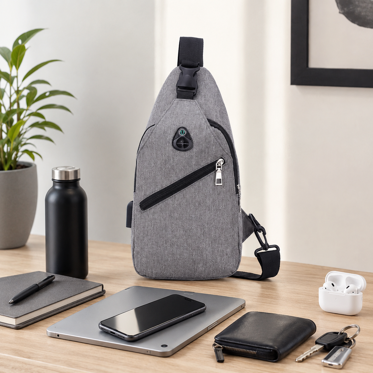 Versatile Convertible Shoulder Backpack With Multi Carrying Options