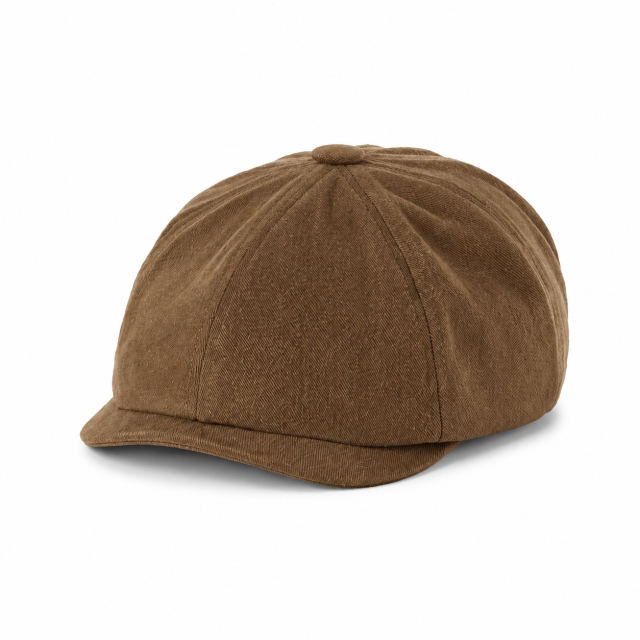Vintage Adjustable Newsboy Flat Cap