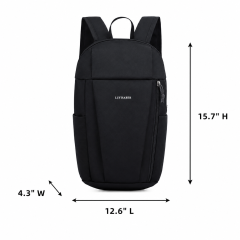 Water-Repellent Nylon Travel Backpack with Compact Outdoor Design