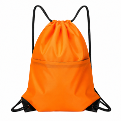 Water-Resistant Oxford Drawstring Backpack