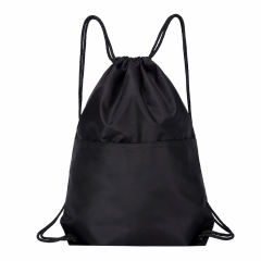 Water-Resistant Oxford Drawstring Backpack