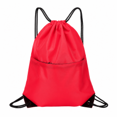 Water-Resistant Oxford Drawstring Backpack