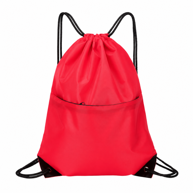 Water-Resistant Oxford Drawstring Backpack