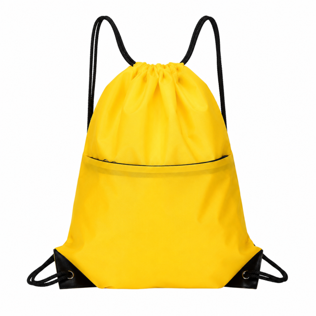 Water-Resistant Oxford Drawstring Backpack