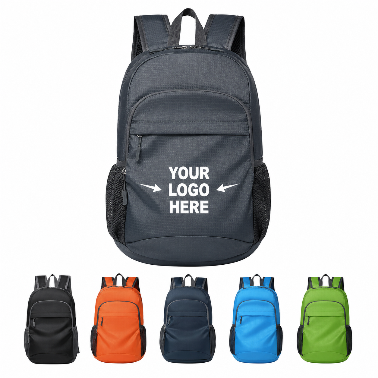 Water Repellent Nylon Ultra Compact Foldable Daypack Backpack