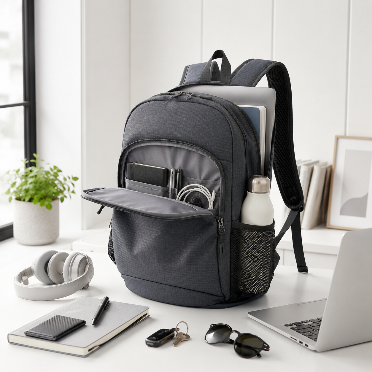 Water Repellent Nylon Ultra Compact Foldable Daypack Backpack