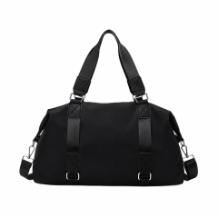 Water Resistant 600D Polyester Sports Duffel Bag With Shoe Compartment