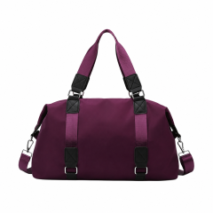 Water Resistant 600D Polyester Sports Duffel Bag With Shoe Compartment