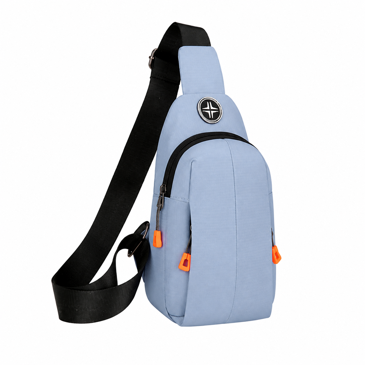Water Resistant Composite Oxford Crossbody Bag With Multi Layer Storage
