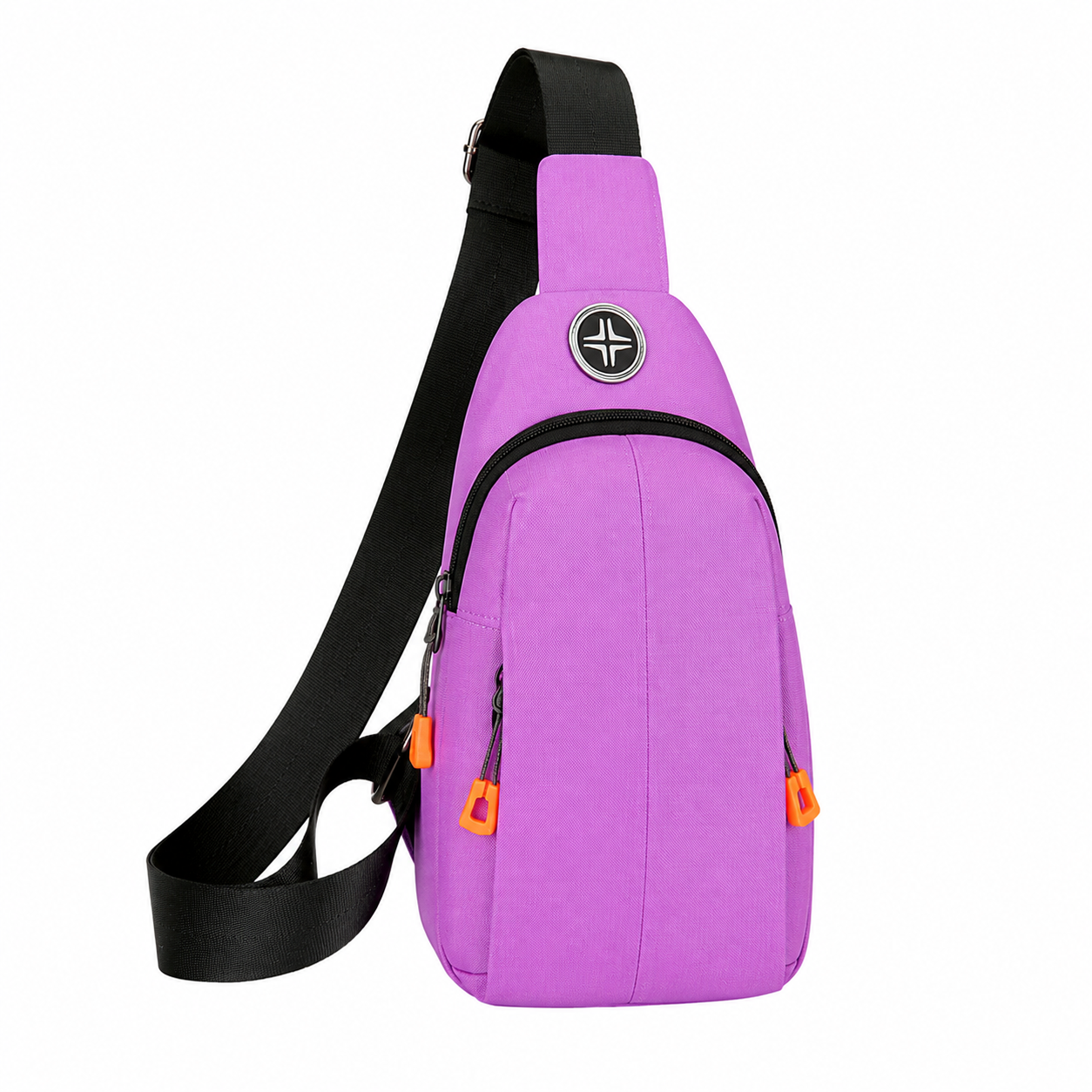 Water Resistant Composite Oxford Crossbody Bag With Multi Layer Storage