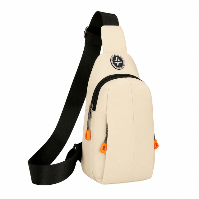 Water Resistant Composite Oxford Crossbody Bag With Multi Layer Storage