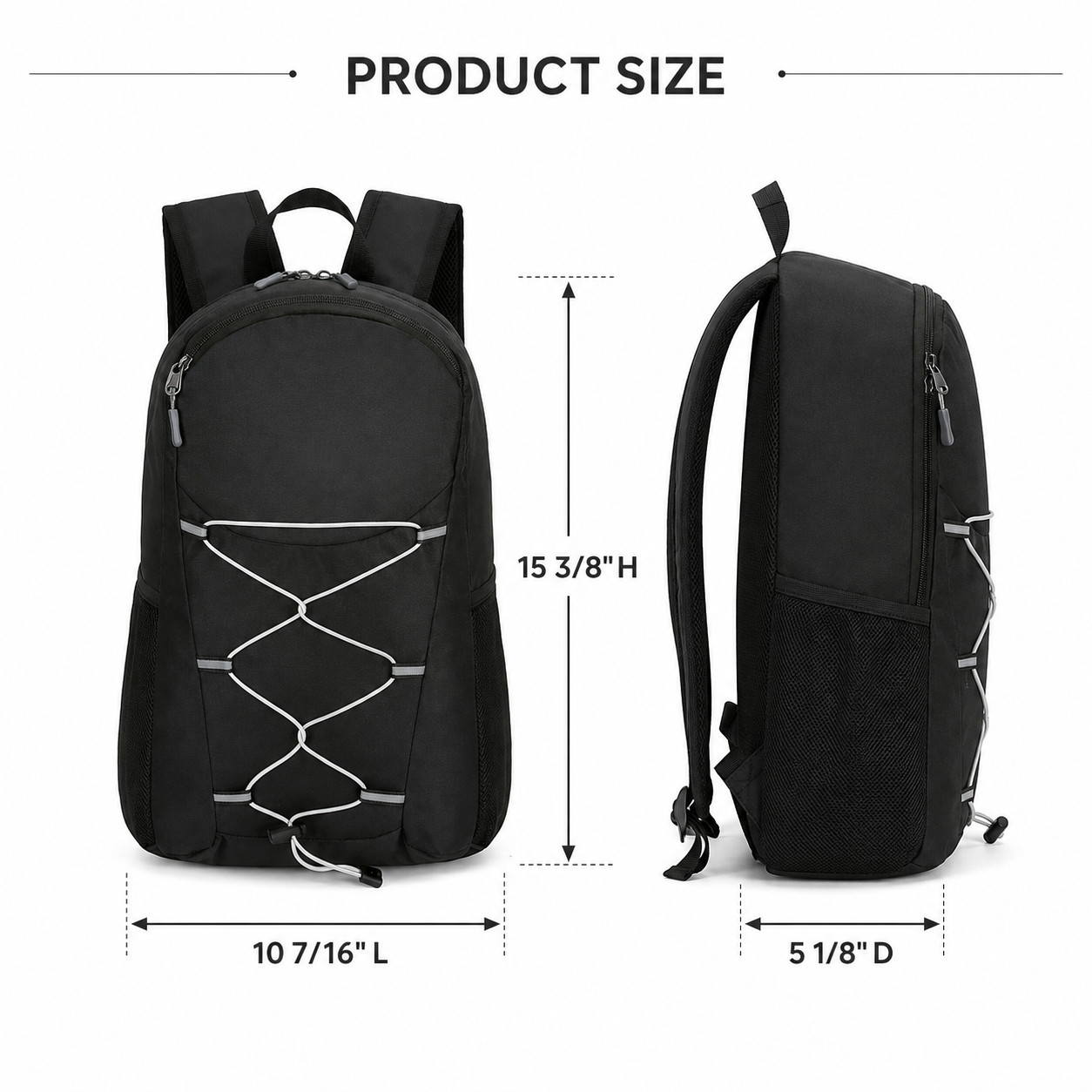 Water Resistant Foldable Lightweight Travel Backpack