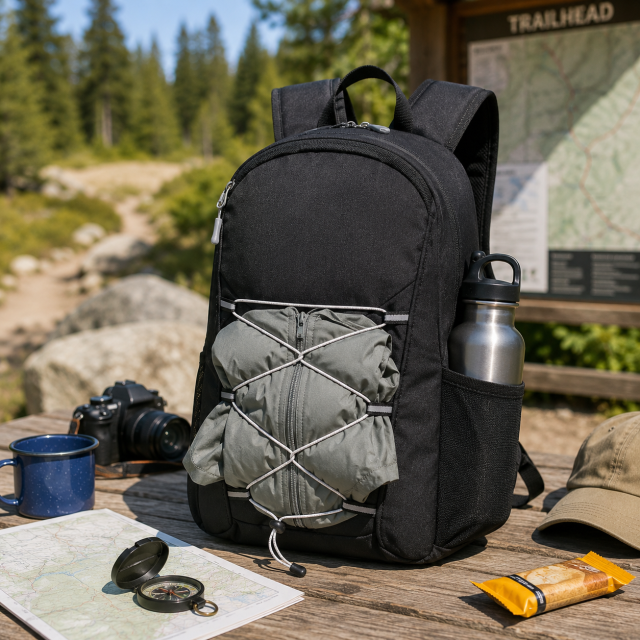 Water Resistant Foldable Lightweight Travel Backpack