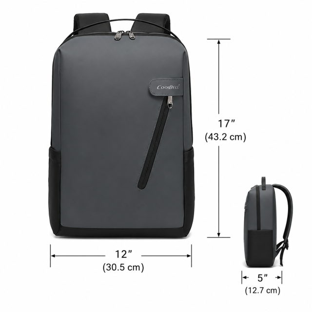 Water Resistant Laptop Backpack With Travel Storage Design