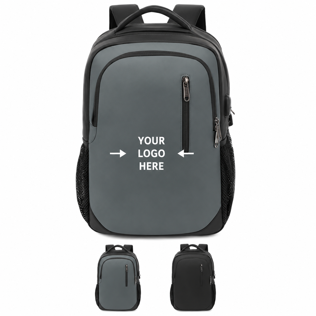 Water Resistant Laptop Backpack with Dual Compartments