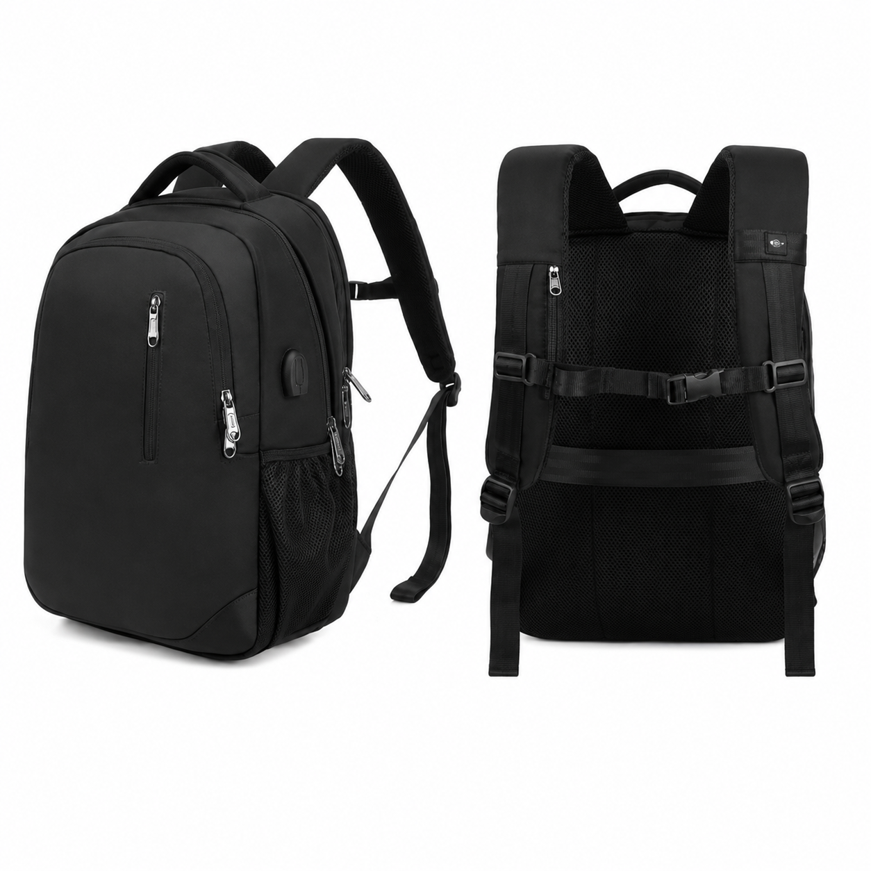 Water Resistant Laptop Backpack with Dual Compartments