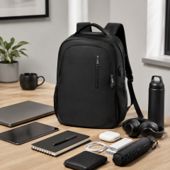 Water Resistant Laptop Backpack with Dual Compartments