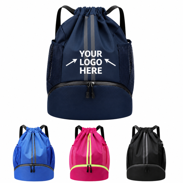 Water Resistant Oxford Camping Backpack with Shoe Compartment