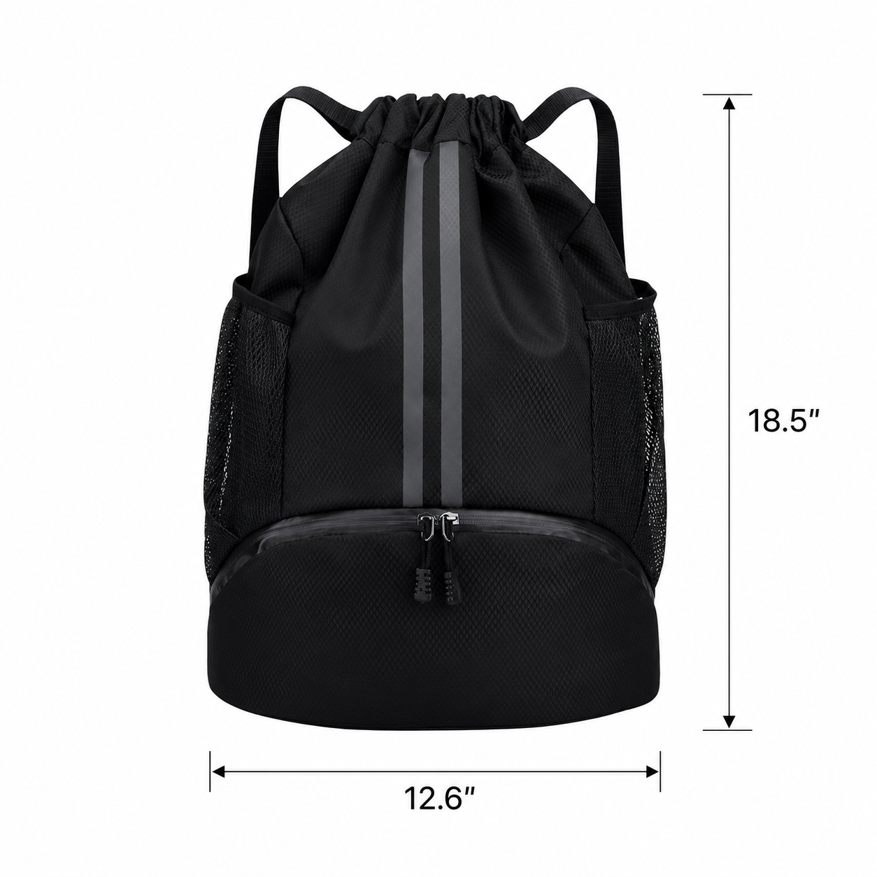 Water Resistant Oxford Camping Backpack with Shoe Compartment
