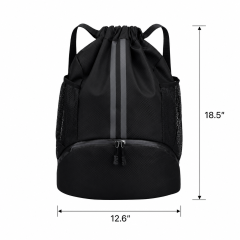 Water Resistant Oxford Camping Backpack with Shoe Compartment