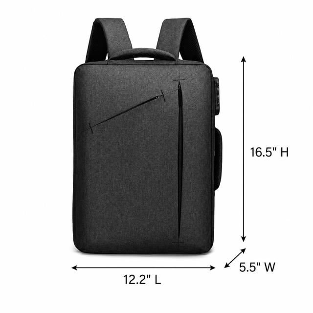 Water Resistant Oxford Cloth Anti-Theft Laptop Backpack