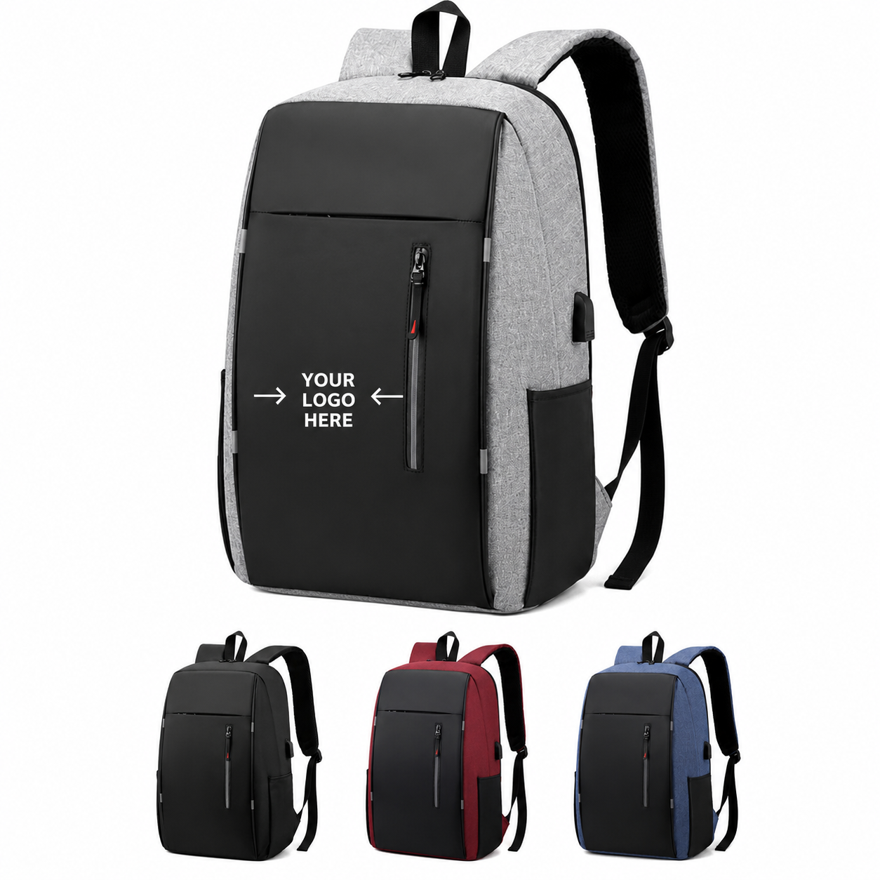 Water Resistant Oxford Laptop Backpack