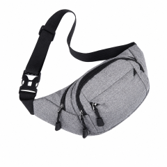 Water Resistant Oxford Running Waist Belt With Zipper Pocket