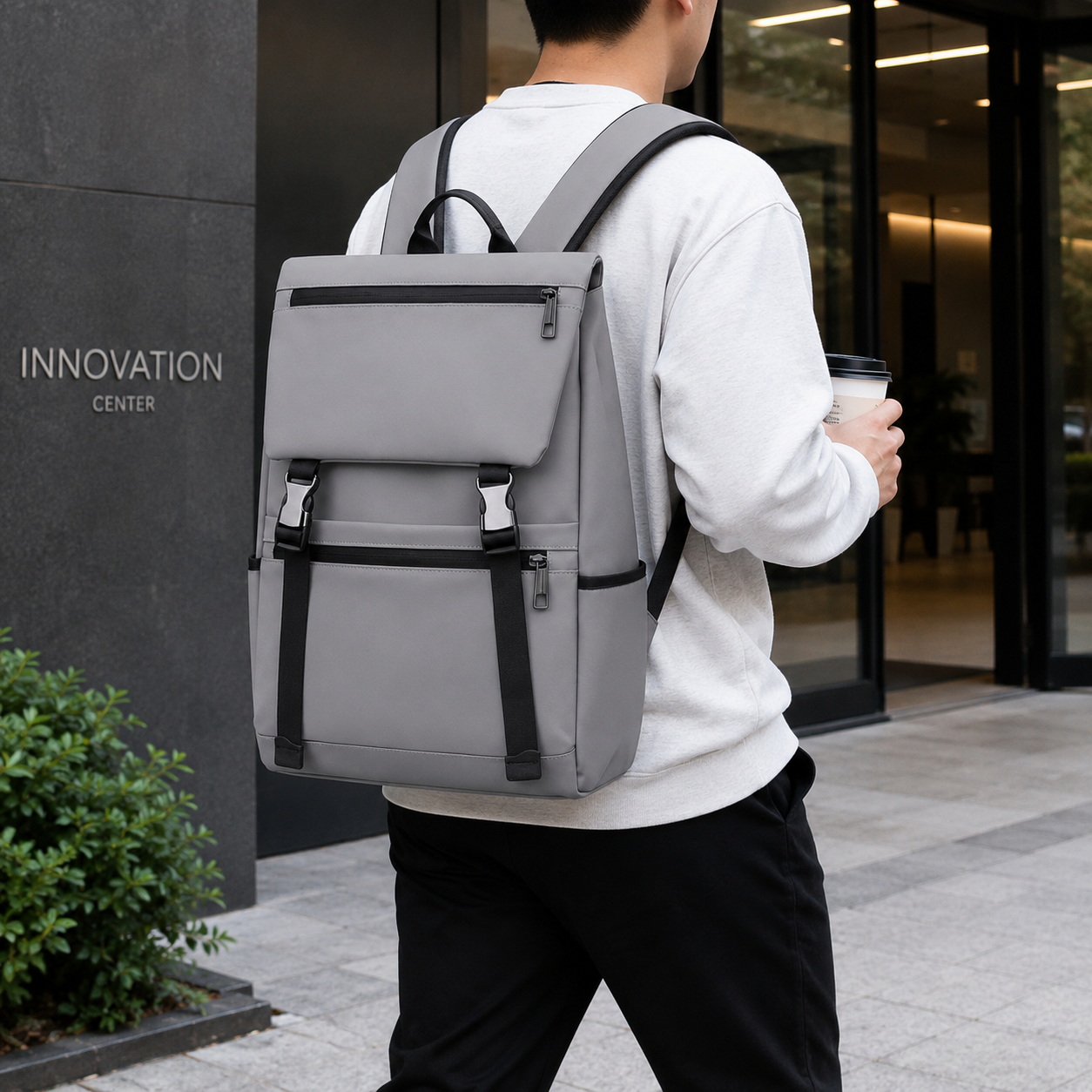 Water Resistant Oxford Travel Backpack