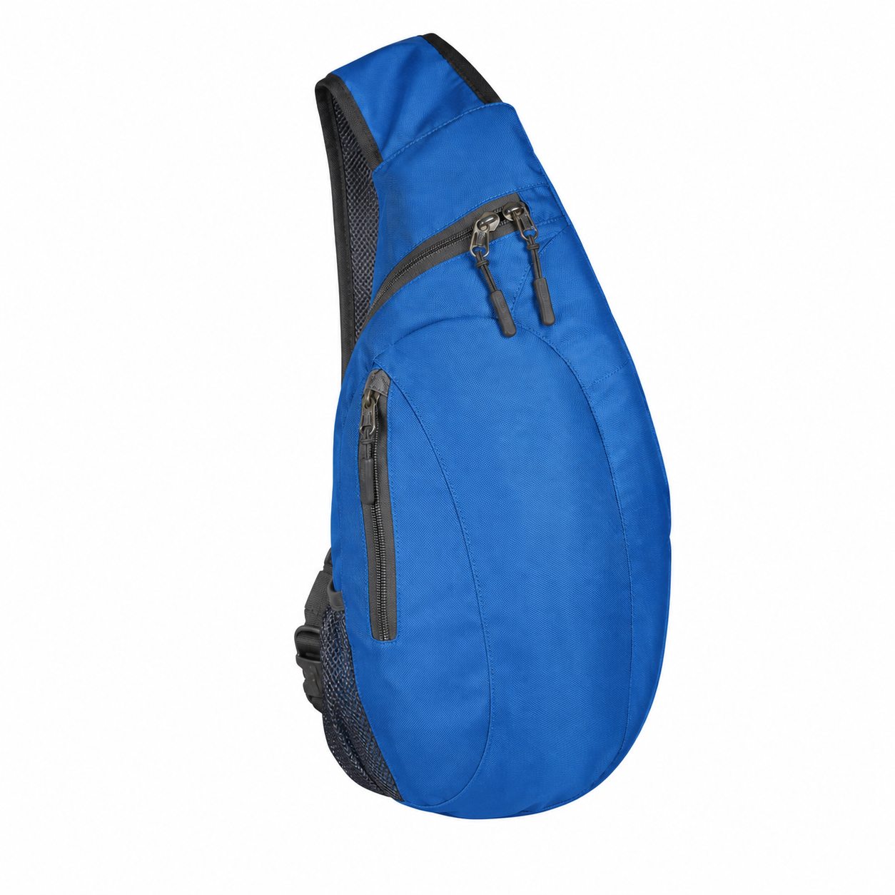 Water Resistant Polyester Sling Backpack With Foldable Outdoor Design