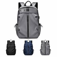 Water Resistant Polyester USB Laptop Backpack