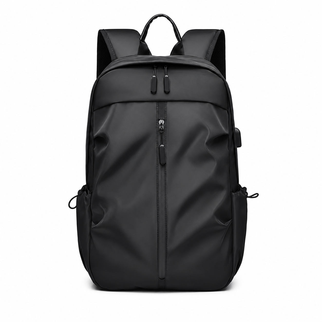 Water Resistant Polyester USB Laptop Backpack