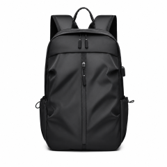 Water Resistant Polyester USB Laptop Backpack