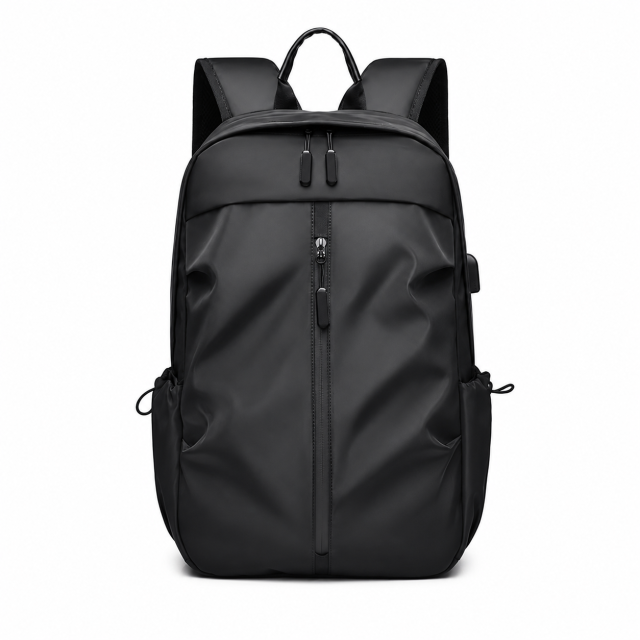 Water Resistant Polyester USB Laptop Backpack