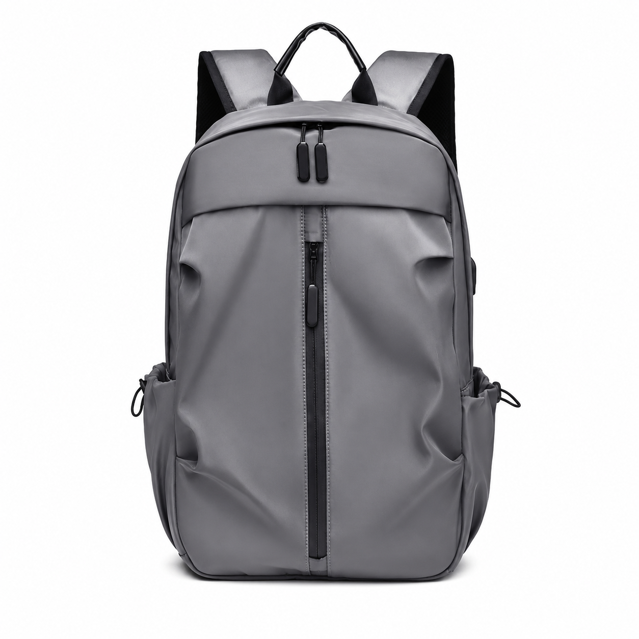 Water Resistant Polyester USB Laptop Backpack