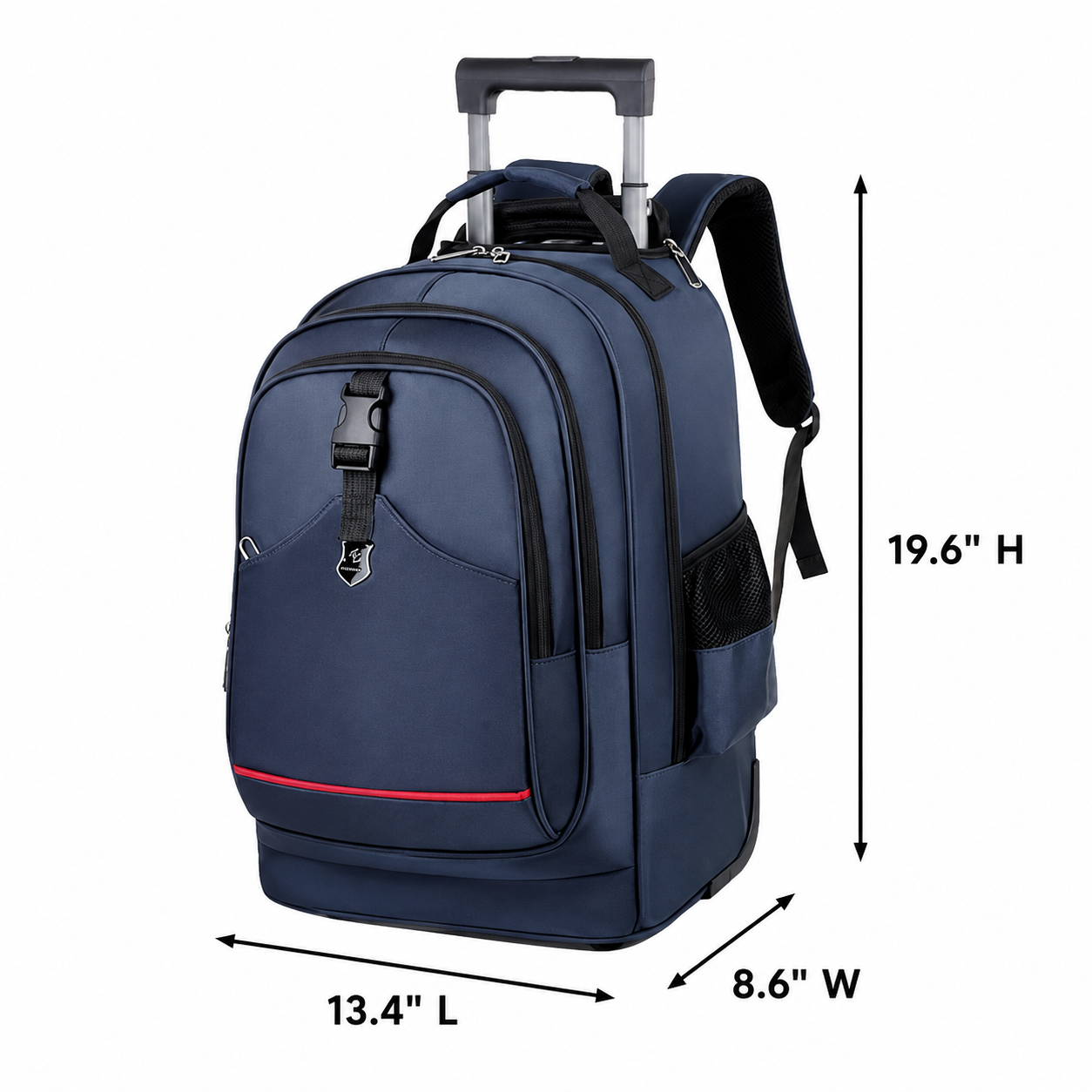 Water Resistant Rolling Laptop Backpack