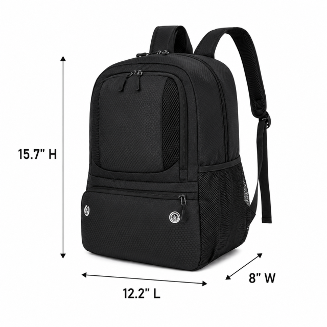 Water Resistant Sports Equipment Duffel Bag