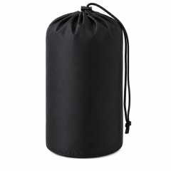 Waterproof 210D Polyester Cylindrical Travel Storage Bag With Drawstring Closure
