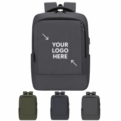 Waterproof Business Laptop Backpack With USB Charging Port