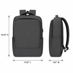 Waterproof Business Laptop Backpack With USB Charging Port